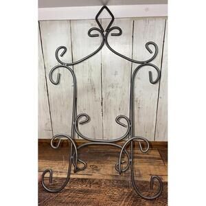 Metal Wall Mount Plate Picture Stand/Holder Decorative Hanging 19.5” x 11.5"